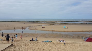 Vlak bij het strand