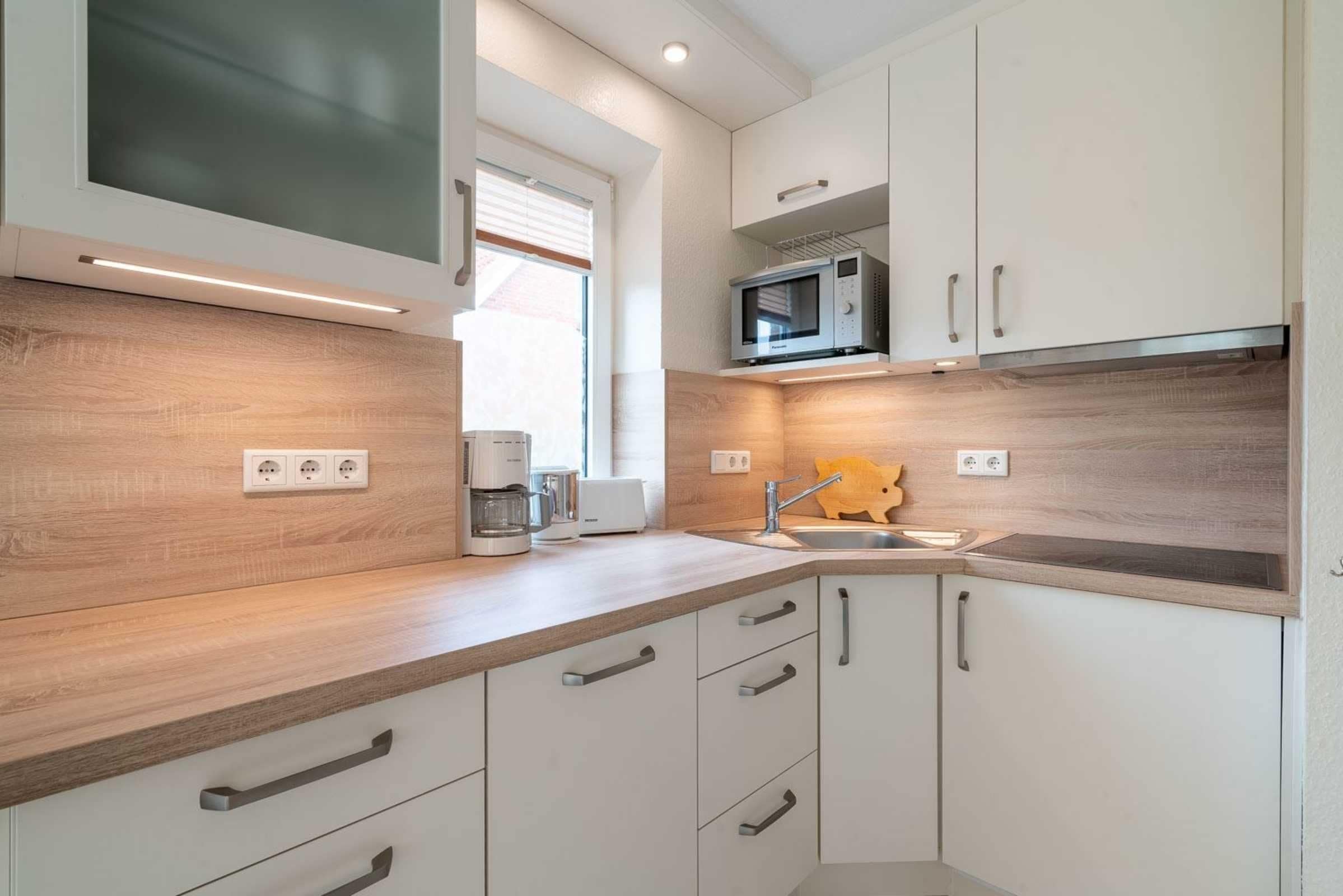 Fridge, microwave, dishwasher