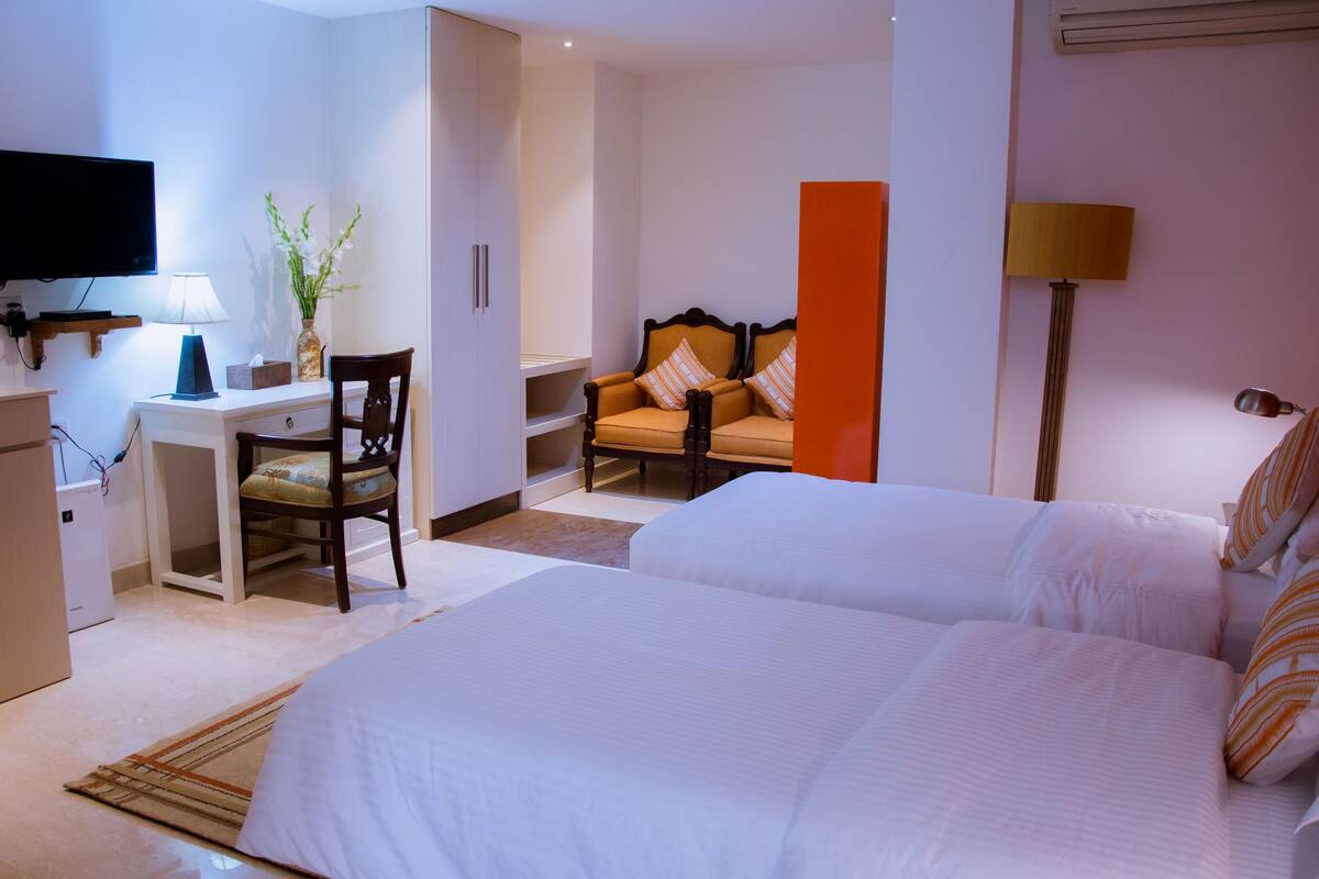 Superior Double or Twin Room, 1 Queen Bed, Kitchen | 1 bedroom, premium bedding, down comforters, in-room safe