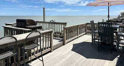 Casa pintoresca en el lago Erie (cerca de Port Clinton), Wi-Fi gratis, frente al lago, playas