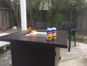 Terrace/patio - Serenity at Natural Bridges  - 5 min Walk to Beach (Santa Cruz)