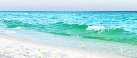 On the beach