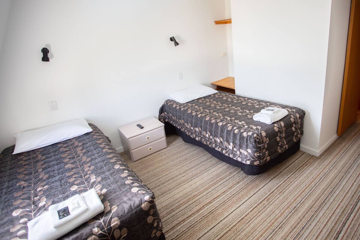 Habitación doble superior, 2 camas individuales, baño privado | Cortinas opacas, wifi gratis, ropa de cama