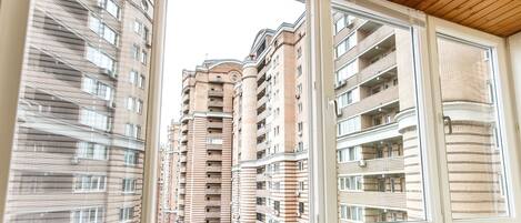 奢華公寓, 1 間臥室 | 陽台景觀