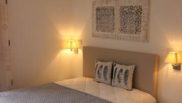 Hypo-allergenic bedding, down comforters, blackout drapes, soundproofing