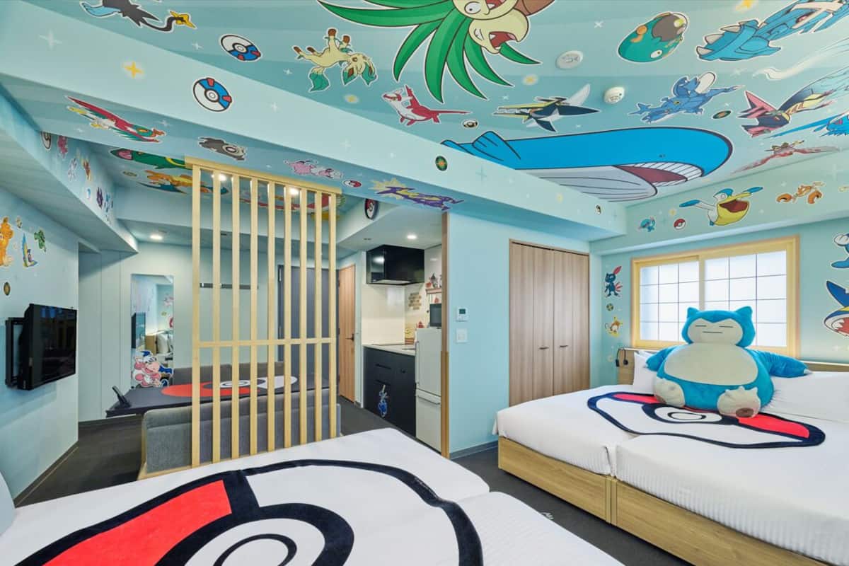 Pokémon ROOM | Down comforters, in-room safe, desk, blackout drapes