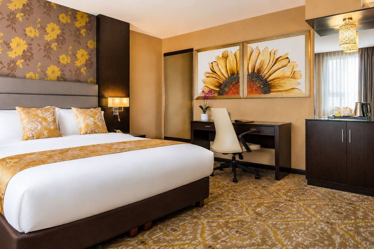 Junior-Suite, 1 King-Bett | Wohnzimmer