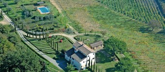 Beautiful house on garden with shared pool just a few minutes Siena Tuscany