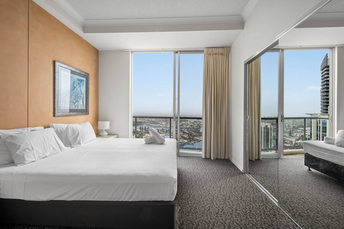 Lvl 42 Ocean View 3 Bedroom Apartment | 3 camere, biancheria da letto di alta qualità, con stile personalizzato