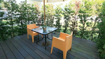 Habitación cuádruple estándar | Terraza o patio