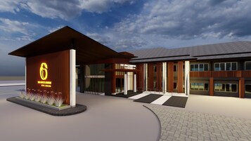 Fachada de la propiedad