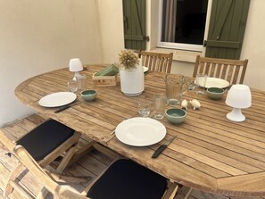 Outdoor dining - ILE D'OLERON PLAGE DE VERT BOIS (Dolus-d'Oléron)