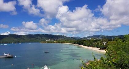 Authentische und komfortable Martinique Villa mit Pool, 400 m vom Strand