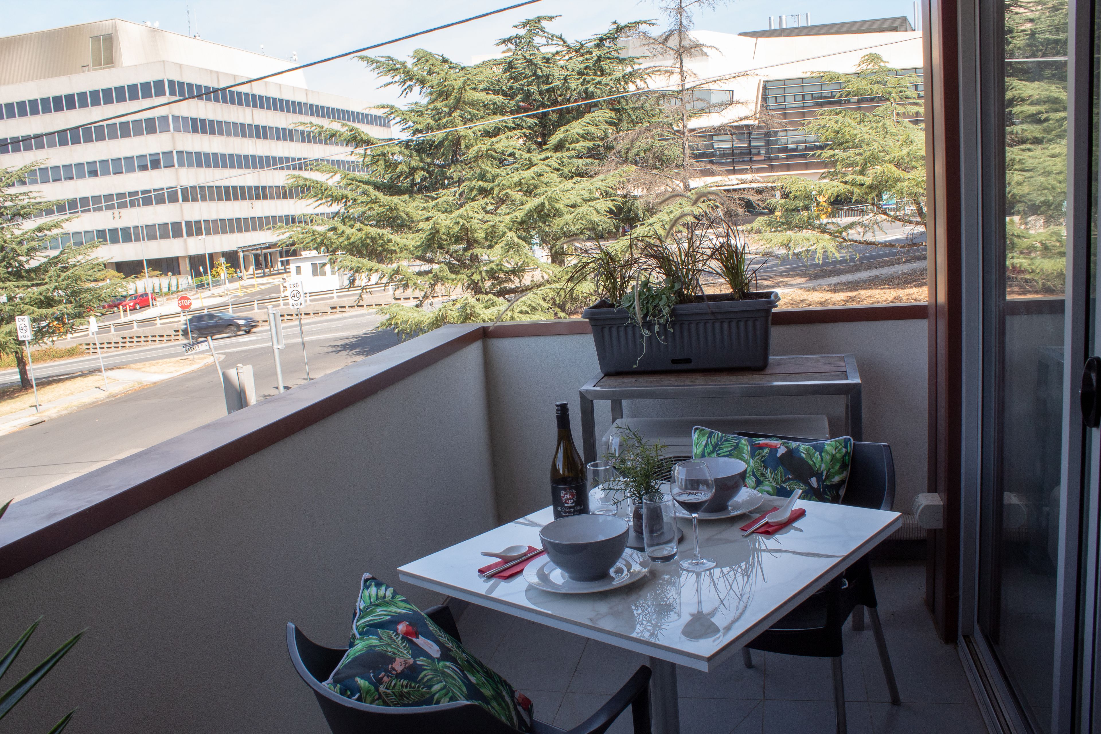 Executive Apartment, 1 Queen Bed, Terrace | Terrace/patio