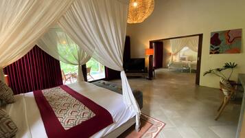 Villa superior, vistas al río | Wifi gratis y ropa de cama