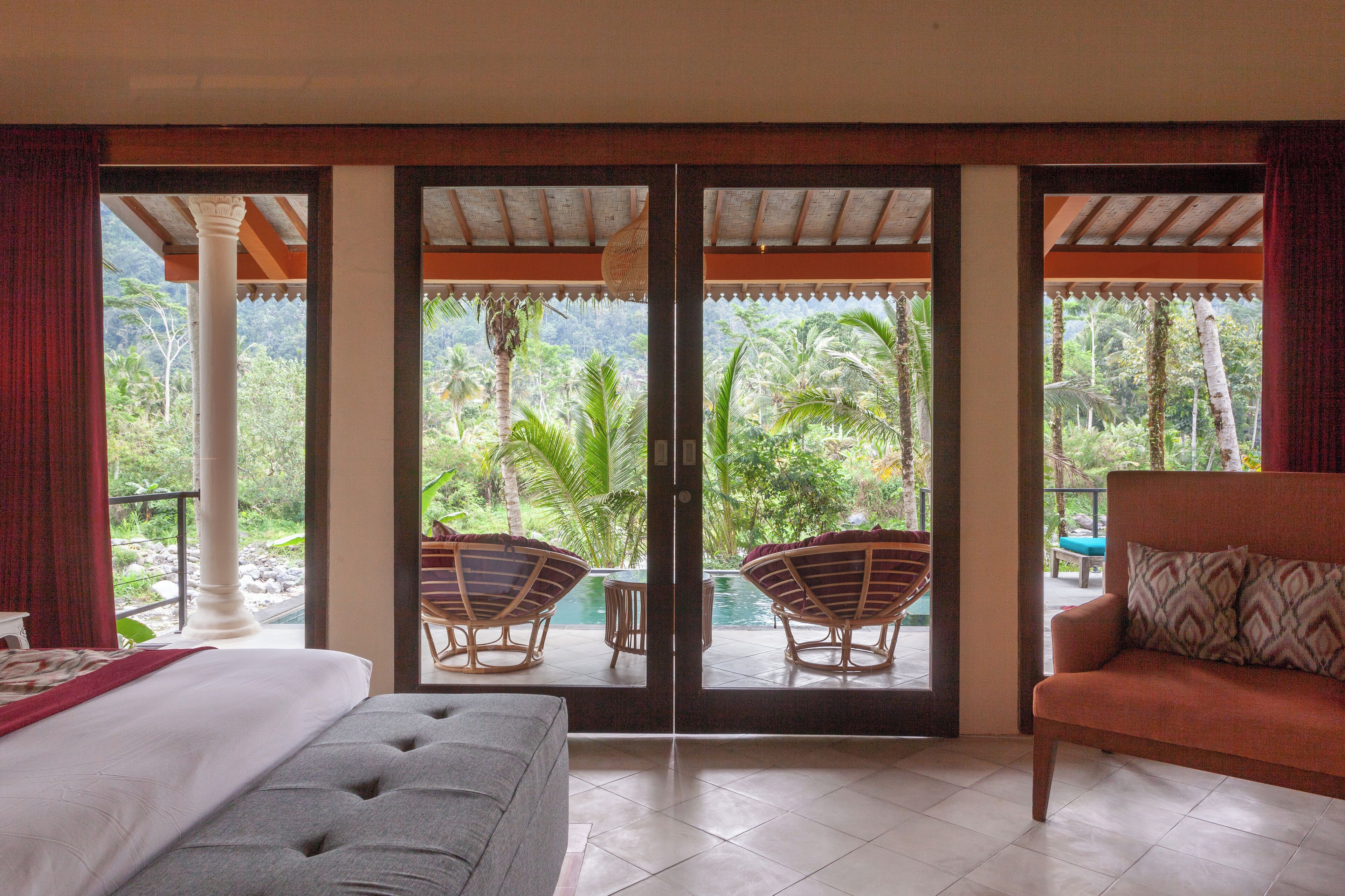 Villa Supérieure, vue fleuve | Wi-Fi gratuit, draps fournis