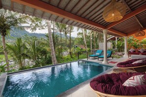 Villa Supérieure, vue fleuve | Terrasse/Patio