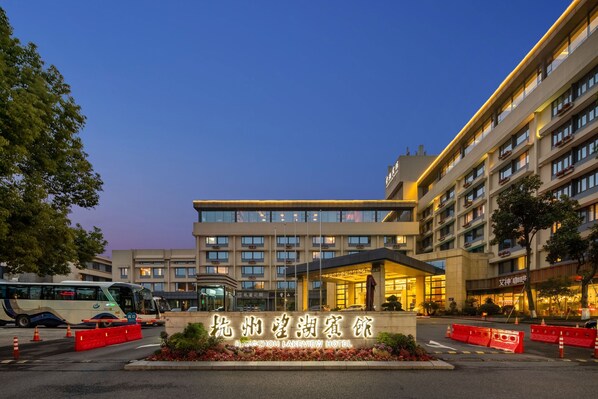 Front of property - evening/night