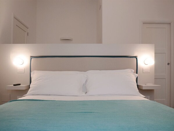 Tweepersoonskamer, balkon | Luxe beddengoed, een kluis op de kamer