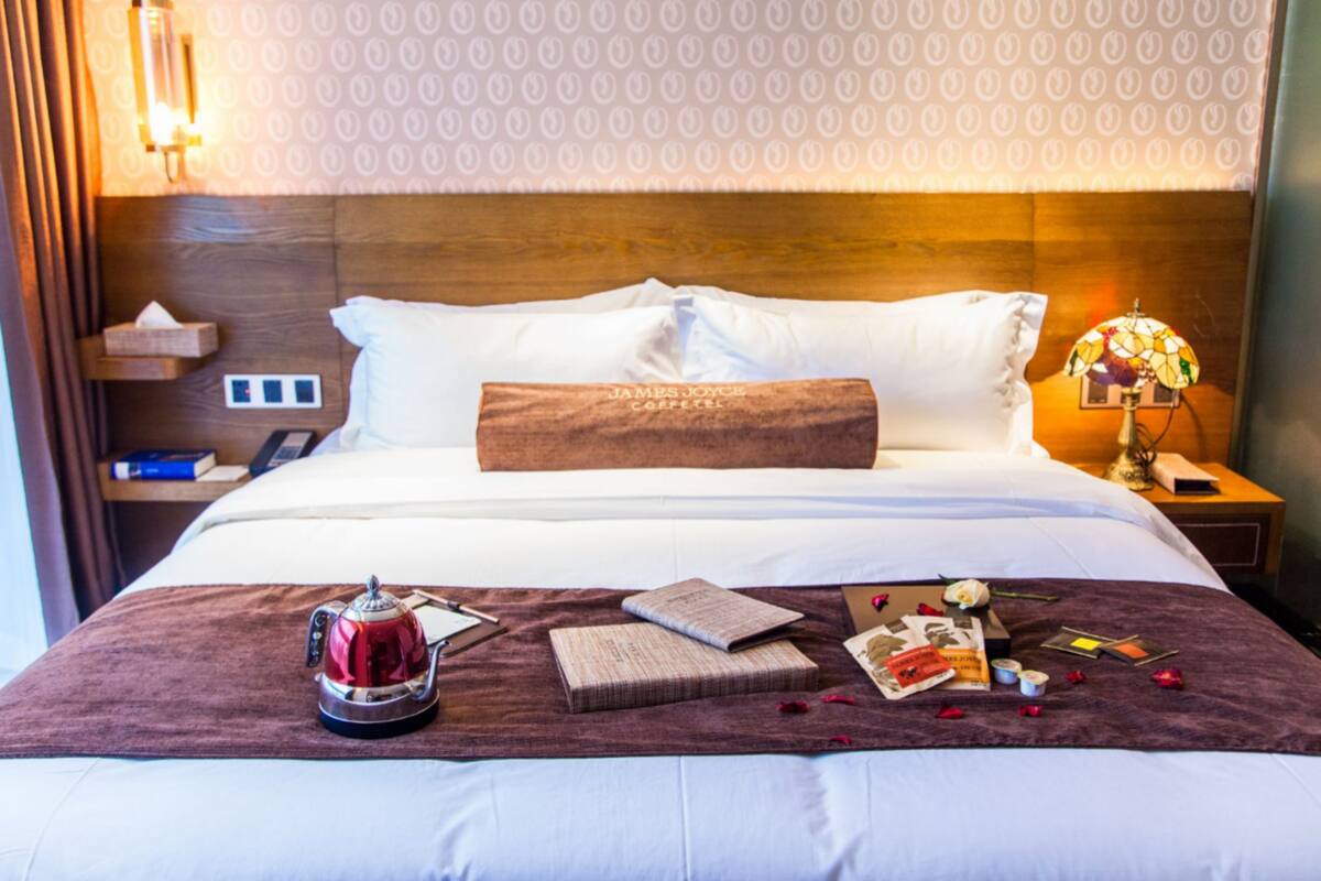 Design Double Room | Desk, blackout curtains, free WiFi
