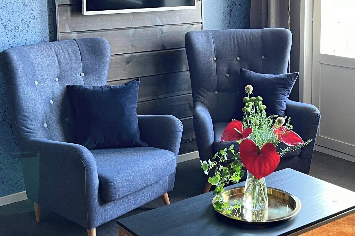 deluxe family suite with kitchen, sauna & balcony | 1 bedroom, iron/ironing board, free wifi, bed sheets