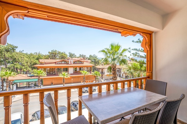 Deluxe Apart Daire, 2 Yatak Odası, Sigara İçilmez, Denize Bakan | Balkon
