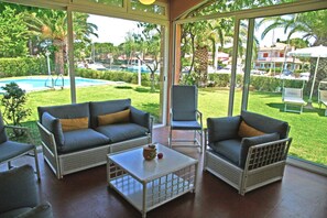 Villa, 3 Bedrooms, Private Pool, Oceanfront | Lanai - Portorosa Residence (Furnari)