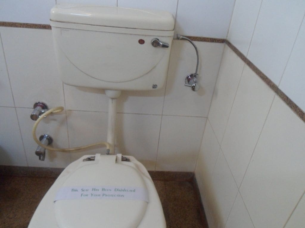 Shower, free toiletries