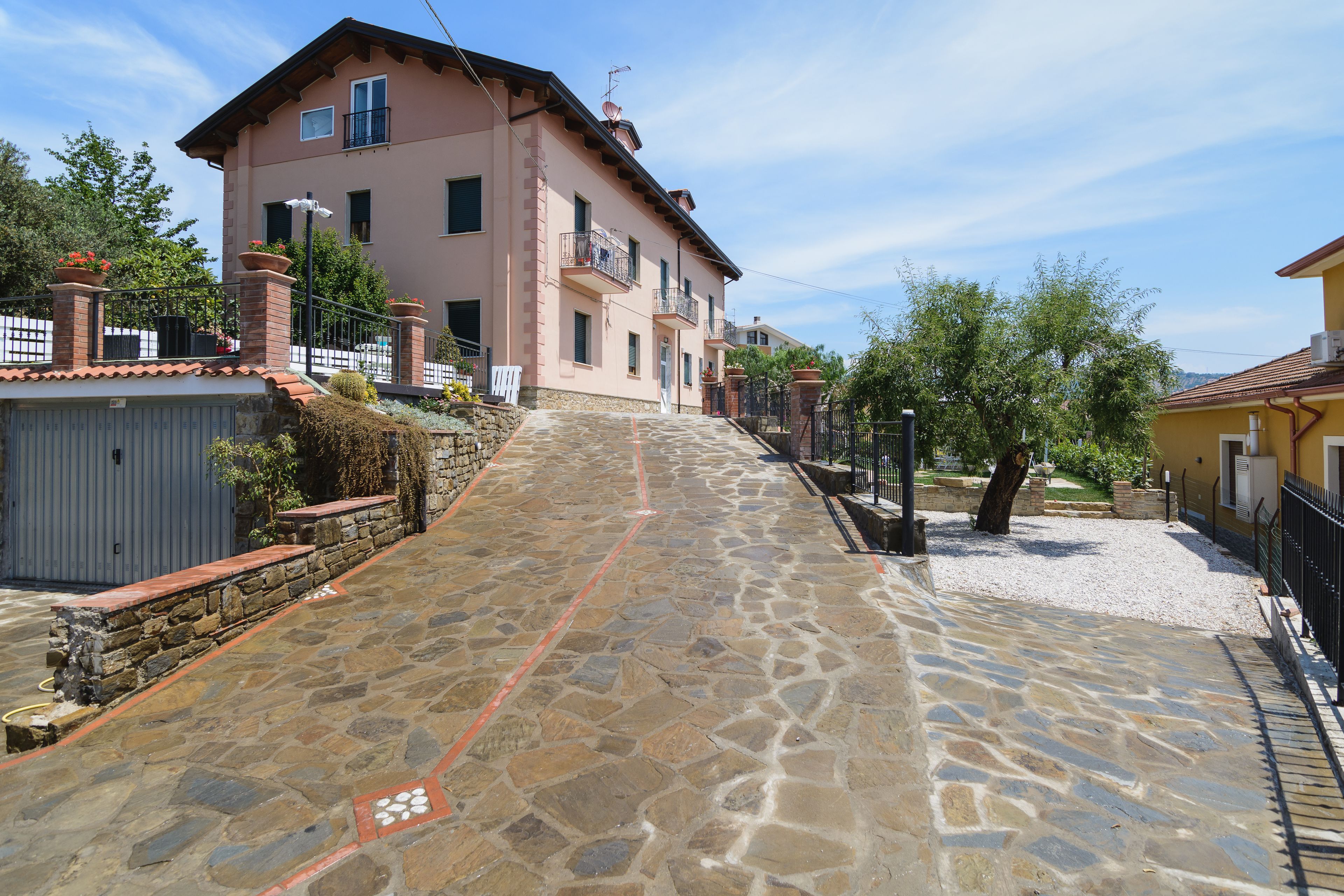 Facciata della struttura