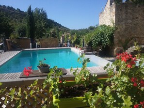 Seasonal outdoor pool