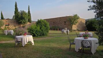 Opções para refeição ao ar livre