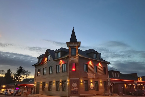 Front of property – evening/night