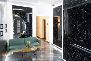 Sitteområde i lobbyen