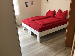 In-room safe, individually decorated, desk, free cots/infant beds