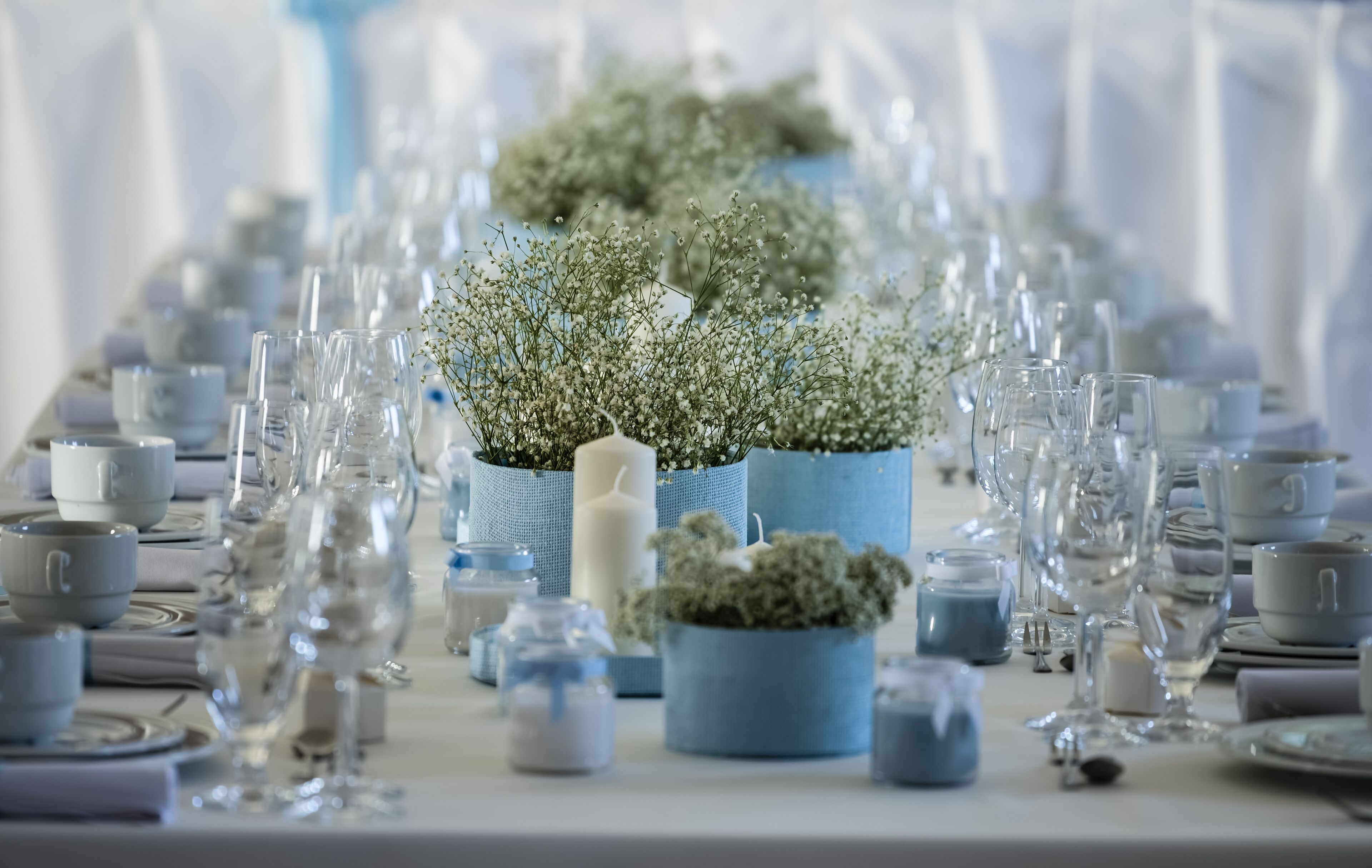 outdoor wedding area