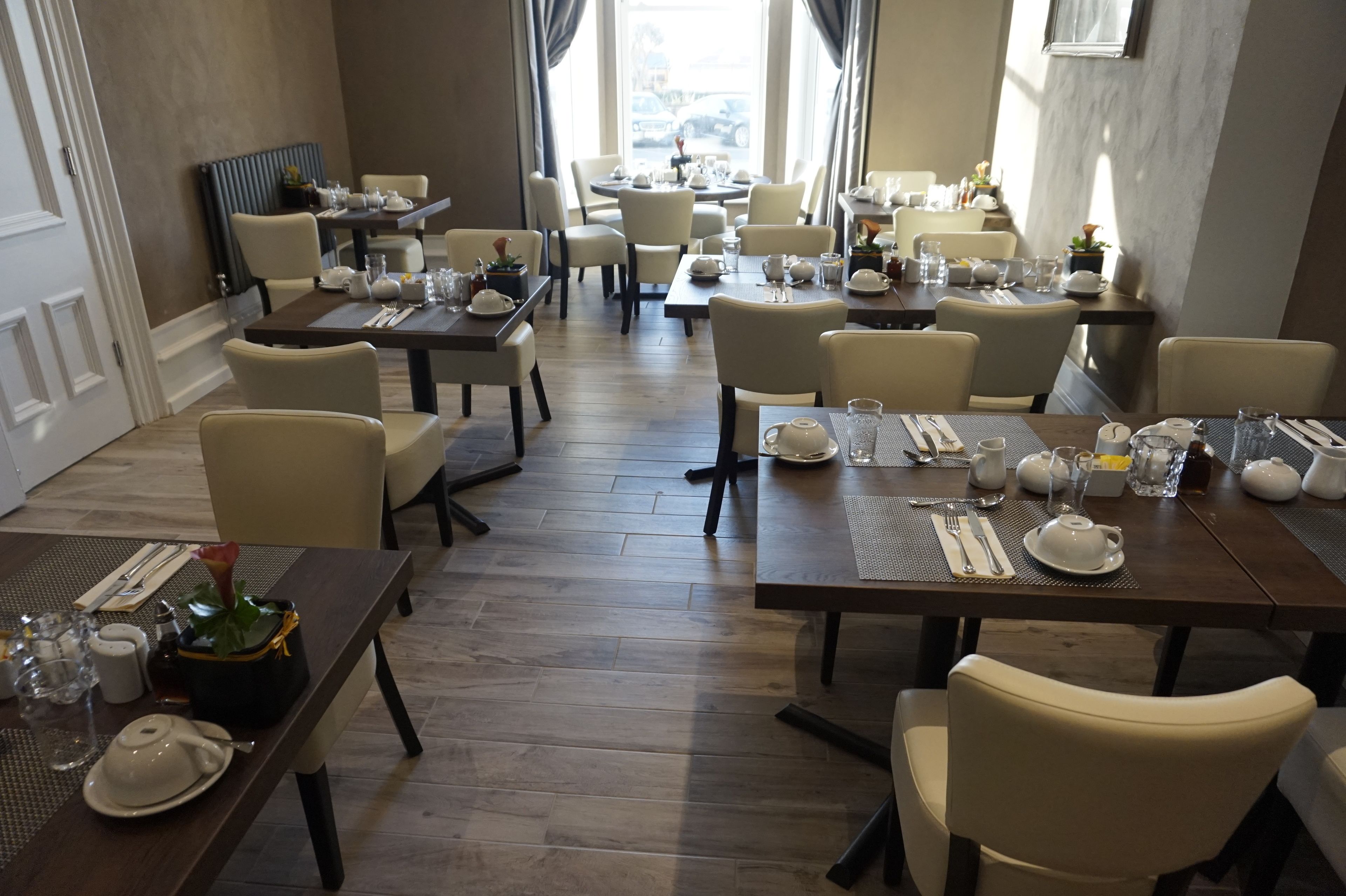 breakfast and dinner served