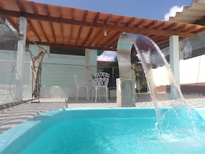 Outdoor pool, a rooftop pool