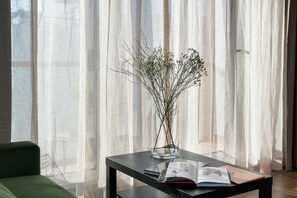 MARTINIQUE Deluxe One-bedroom apartment | 1 phòng ngủ, nôi/giường cho trẻ sơ sinh (phụ phí), bộ trải giường 