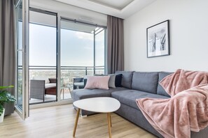 公寓, 城市景觀 | 起居區 | 平面電視