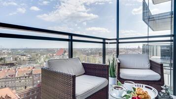 Apartment, City View | Balcony