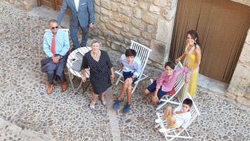 Familie appartement | Terras