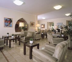 Sala de estar en el lobby