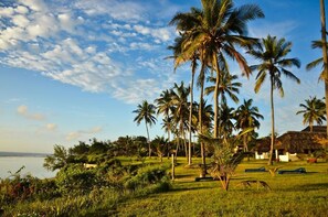 숙박 시설에서 보는 주변 전망