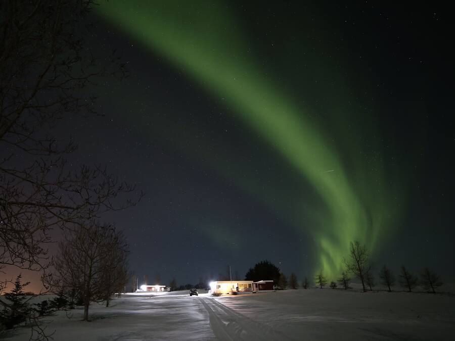 Front of property - evening/night