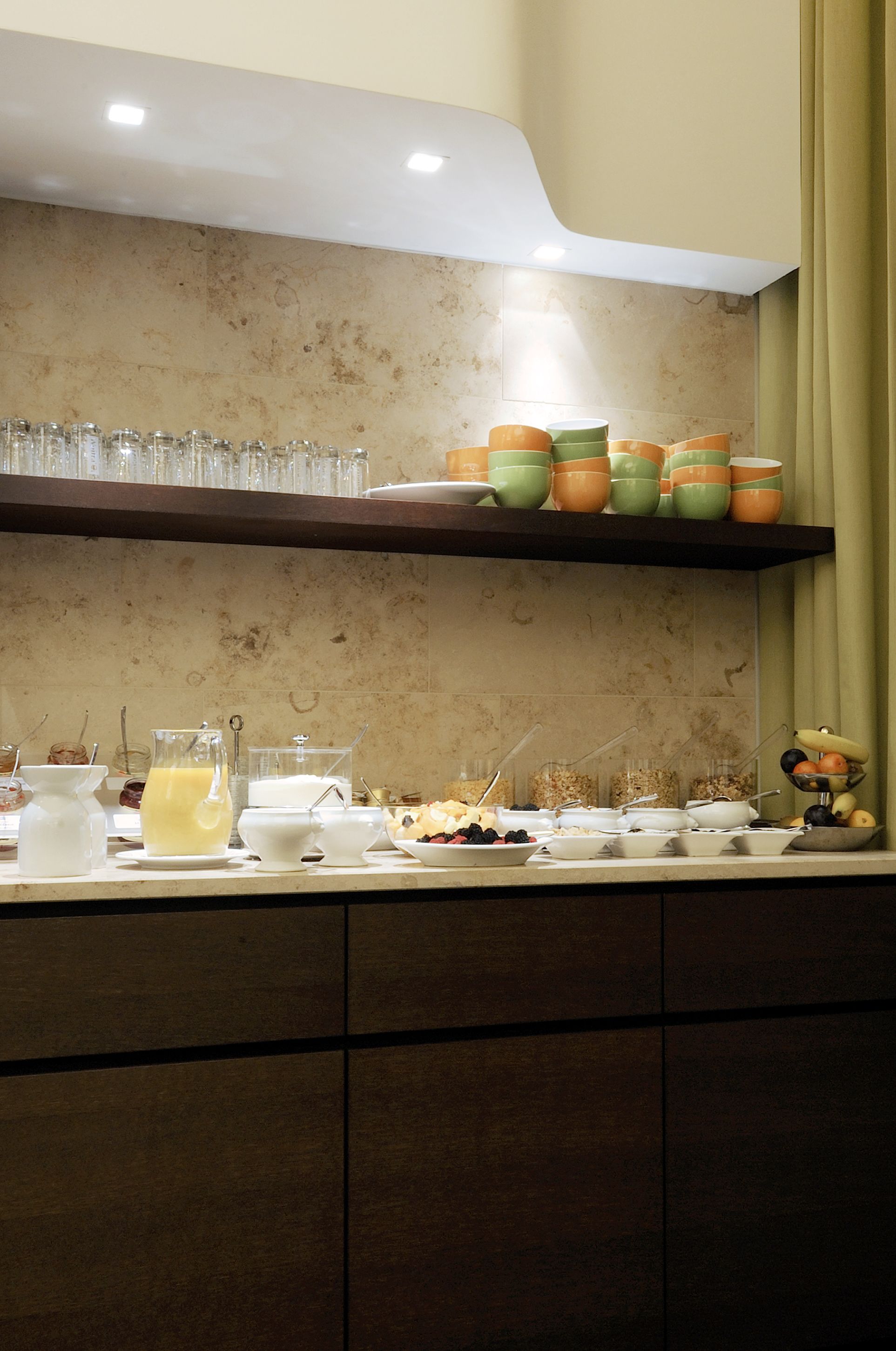 daily buffet breakfast (eur 12 per person)