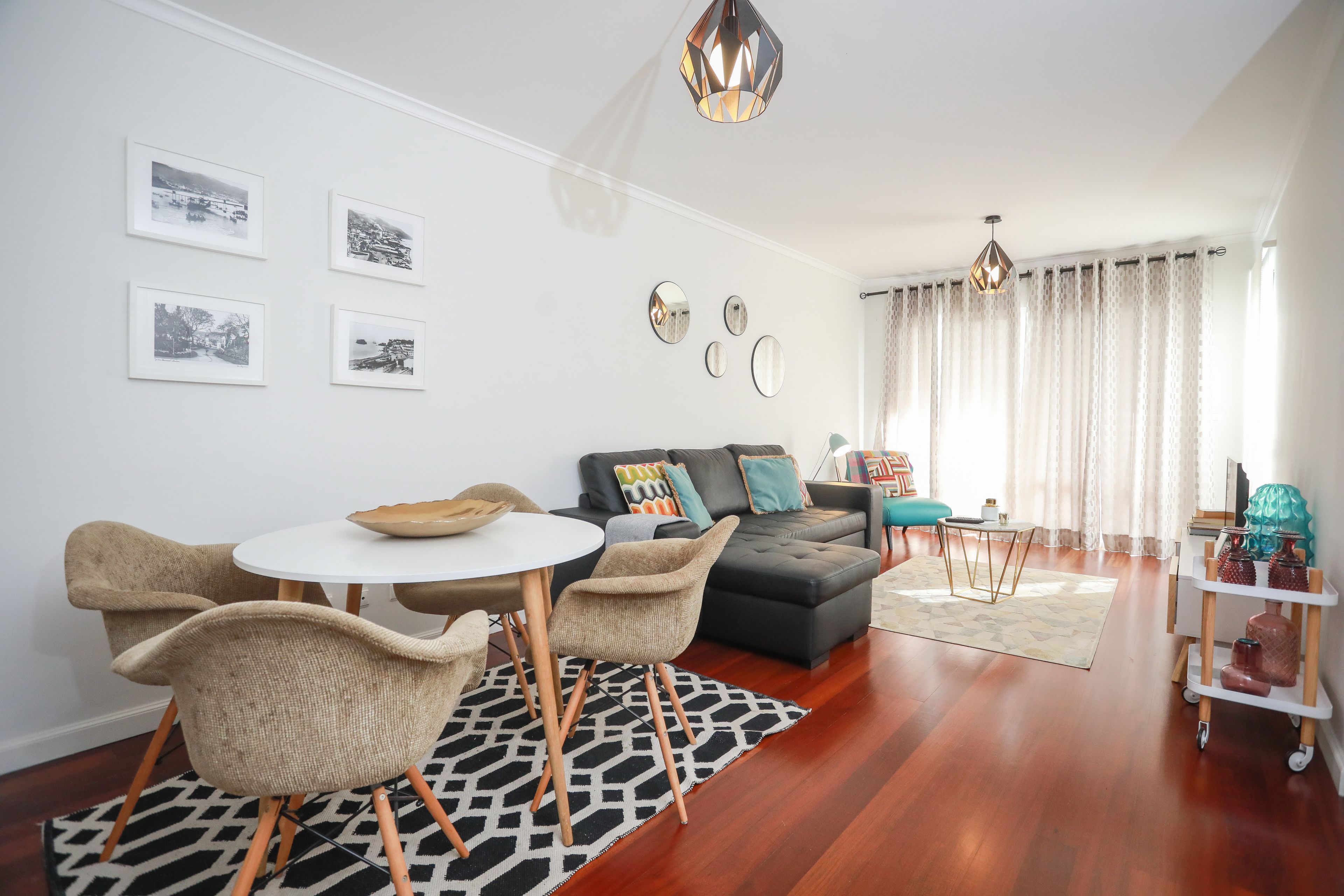 Apartment, 1 Bedroom, Balcony, Partial Sea View | Living room | Flat-screen TV