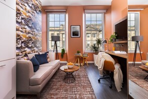 Appartamento, 1 camera da letto | Biancheria da letto ipoallergenica, una cassaforte in camera