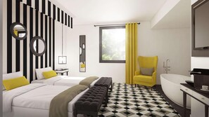 Minibar, in-room safe, soundproofing, cribs (surcharge) - Sowell Collection Hotel du Roi & Spa (Carcassonne)