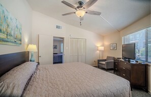 Iron/ironing board, travel crib, free WiFi, bed sheets