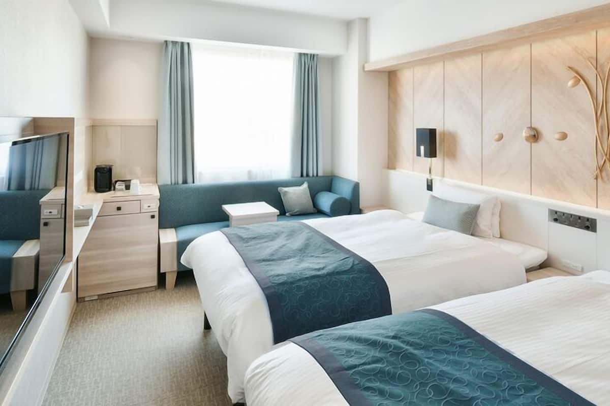Blackout curtains, soundproofing, iron/ironing board (on request)